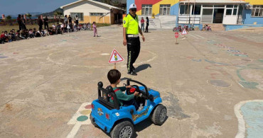Bozyazı'da Miniklere Trafik Bilinci Eğitimi