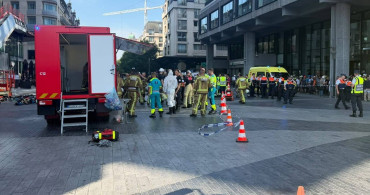 Brüksel'de 15 katlı binada yangın: 2 ölü, 4 kayıp