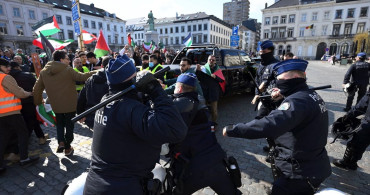 Brüksel'de Uluslararası Kudüs Günü Gösterisinde Arbede Yaşandı