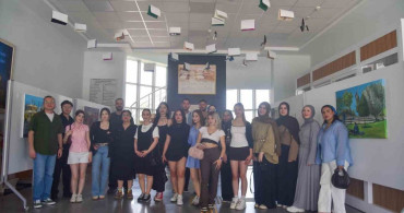 BŞEÜ'de 'Kampüste yaşam' sergisi sanatseverlerle buluştu