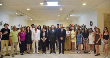 BŞEÜ'de yıl sonu öğrenci sergisi açıldı