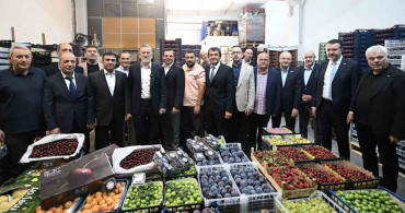 BTSO başkanı ibrahim burkay’dan bursa kent hali’ne ziyaret