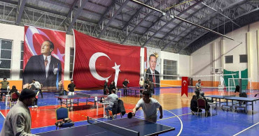 Bulanık'ta Heyecan Dolu Masa Tenisi Turnuvası Başladı