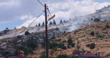 Burdur'da orman yangını hızlı müdahale ile söndürüldü
