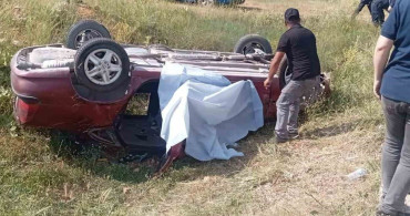Burdur'da otomobil şarampole devrildi: 1 ölü, 1 yaralı