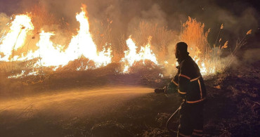 Burdur'daki Sazlık Yangını Kontrol Altına Alındı