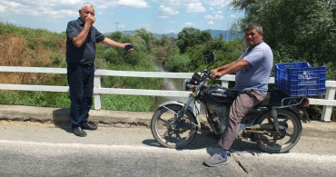 Burhaniye'de Üyücek deresinde kirlilik alarmı