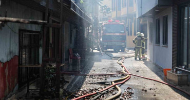 Bursa Büyükşehir Belediyesi, Kayhan'daki yangına hızlı müdahalede bulundu