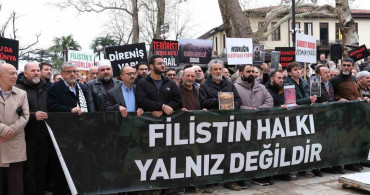Bursa Gönüllü Kuruluşlar Platformu’ndan Filistin İçin İsyan