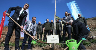 Bursa'da Basın Mensupları Ormanlık Alana Fidan Dikimi Gerçekleştirdi