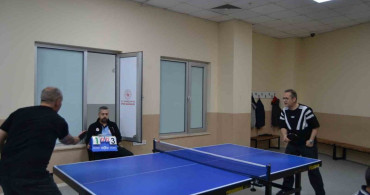 Bursa'da Ceza İnfaz Personeli Günü Masa Tenisi Turnuvası Düzenlendi