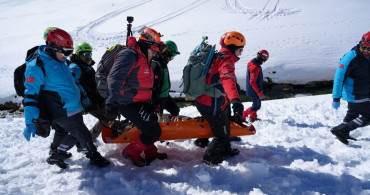 Bursa'da Çığ Arama Kurtarma Tatbikatı Gerçekleşti