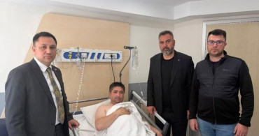 Bursa'da Elektrik Akımına Kapılan Sedat Akar'a Ziyaret