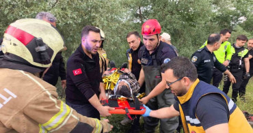 Bursa'da Genç Dereye Düşerek Kurtarıldı