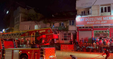 Bursa'da İki Katlı Evde Yangın Paniği