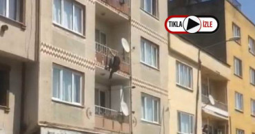 Bursa'da Kendini Balkondan Atan Yaşlı Kadın Korku Dolu Anlar Yaşattı