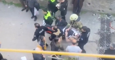 Bursa'da Merdivenlerden Yuvarlanan Araç Kazası