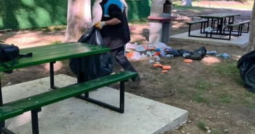 Bursa'da Piknik Alanı Çöplüğe Döndü