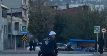 Bursa'da Polis Yeleğiyle Akrobatik Hareketler Yapan Genç Yakalandı