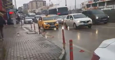 Bursa'da Tehlikeli Taksi Manevrası: 3 Bin Lira Ceza