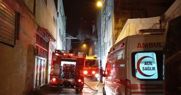 Bursa'da Tekstil Atölyesinde Yangın Korkuttu