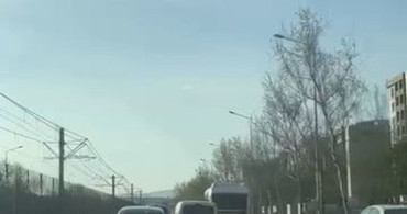 Bursa'da Ticari Araç Sürücüsünün Tehlikeli Makasları