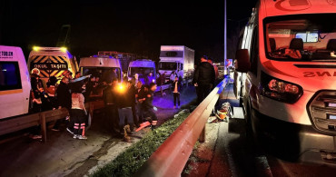 Bursa'da Zincirleme Trafik Kazası: 1 Ölü, Çok Sayıda Yaralı