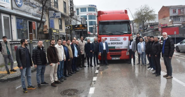 Bursa'dan Gazze'ye Yardım Tırı Gönderildi