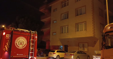 Bursa'nın İnegöl ilçesinde apartman dairesinde yangın paniğe neden oldu