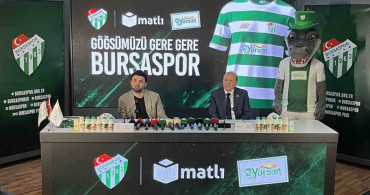 Bursaspor, 70 milyonluk sponsorluğuna imza attı