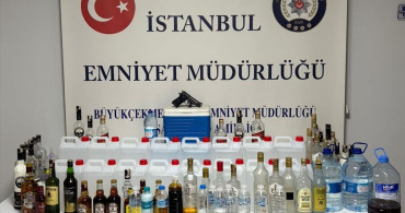 Büyükçekmece'de Kaçak İçki Operasyonu: 1 Şüpheli Yakalandı