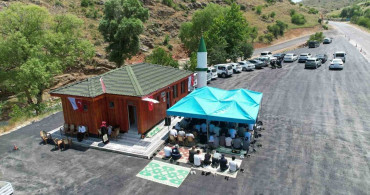 Büyükpınar mesire alanı cennet mescidi ibadete açıldı