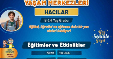 Büyükşehir kaymek’in ilçe sosyal yaşam merkezleri yaz okulu kayıtları başladı