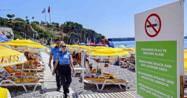 Büyükşehir zabıtasından ‘dumansız plaj’ uygulaması denetimi