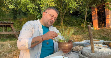 Buz adam Ötzi'nin midesindeki siyezi merak eden ünlü şef, Kastamonu’da 12 bin yıllık hitit buğdayı’nı inceledi