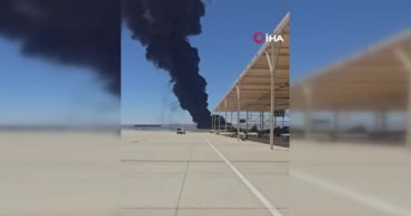 California'da B-52 bombardıman uçağı kazası sonrası yeni görüntüler yayınlandı