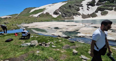 Çalyan Gölü, sıcak havalarda serinlemek isteyenlerin yeni adresi oldu