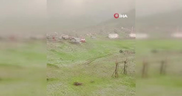 Çamlıdere Yaylalarında Dolu Yağışı Etkili Oldu