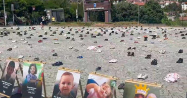 Çamlıdere'de Gazze için yardım sergisi düzenlendi