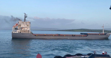 Çanakkale Boğazı'nda gemi yangını: Ekipler seferber oldu!