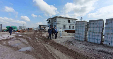 Çanakkale Etili Köyü'nde Yeni Jandarma Karakolu İnşaatı İncelendi