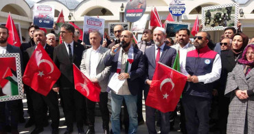 Çanakkale'de Filistinli Esirlere İdam Yasası Protestosu