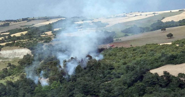 Çanakkale’de orman yangını: Ekipler müdahale ediyor