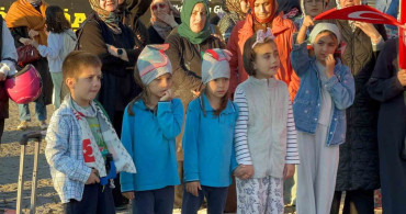 Çanakkale'de Sumud Filosu İçin Destek Gösterisi