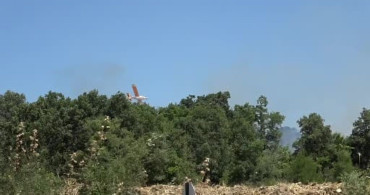 Çanakkale’de tarım arazisinde çıkan yangın kontrol altına alındı