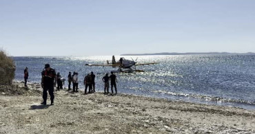 Çanakkale'de tarım arazisindeki yangına havadan müdahale güçlükle gerçekleştirildi