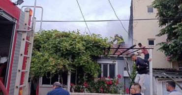 Çan'da Yangın Felaketi: Ahşap Ev Küller İçinde