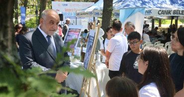 Canik'te sağlıkta yeni ufuklar için gençlerin projeleri sergilendi