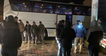 Çankırı'da 75 Düzensiz Göçmen Yakalandı