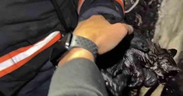 Çankırı'da Metruk Evdeki Yangında Kediler Kurtarıldı
